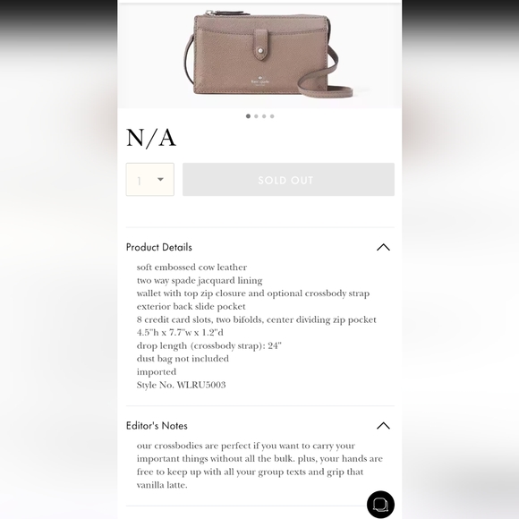 Kate Spade Larchmont Avenue Alegra Black crossbody clutch NWT - Picture 3 of 7